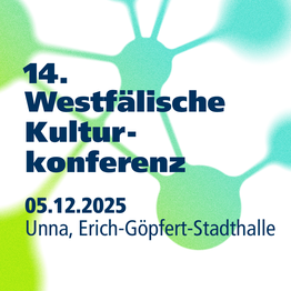 Atomium-Grafik mit dem Titel "Westfälische Kulturkonferenz"