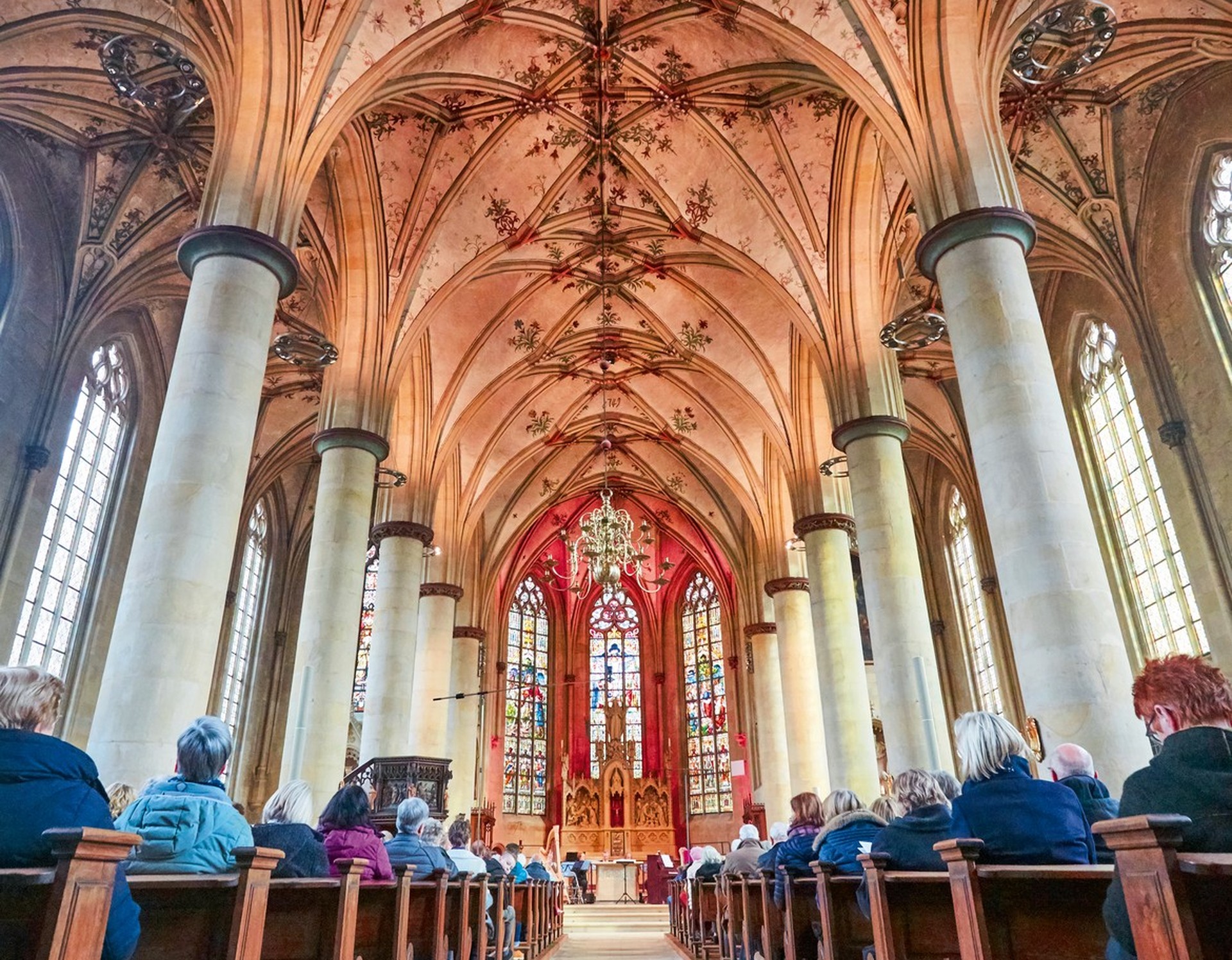 Impression der Veranstaltung "finde dein Licht" 2020 in der Pfarrkirche St. Martinus Nottuln